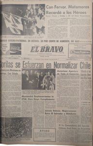 Periódico El Bravo del 16 de septiembre de 1973